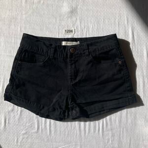 C’est Toi Women’s Casual Khaki Short Shorts size S, Solid Black
